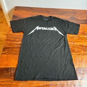 Metallica Men's Black Logo T-Shirt Size S Short‎ Sleeve Graphic Print